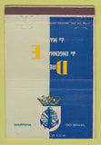 Matchbook Cover - Marinha Do Brasil Brazil WEAR 40 Strike