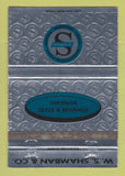 Matchbook Cover - Shamban Seals Bearings Newbury Park CA Fort Wayne IN 40 Strike