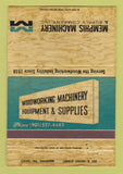 Matchbook Cover - Memphis Machinery Supply Memphis TN 40 Strike
