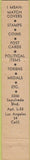 Matchbook Cover - Culver City Elks Lodge Los Angeles CA RMS 10 Strike
