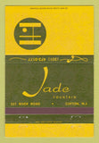 Matchbook Cover - Jade Fountain Clifton NJ 40 Strike