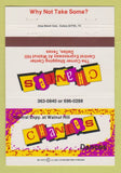 Matchbook Cover - Chanes Dance Club Dallas TX 40 Strike
