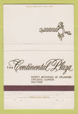 Matchbook Cover - Continental Plaza Chicago IL The Consort 40 Strike