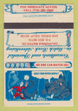Matchbook Cover - California Match  San Diego CA Dragon 40 Strike