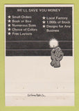 Matchbook Cover - California Match  San Diego CA Dragon 40 Strike