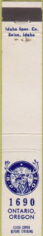 Matchbook Cover - Elks Lodge Ontario OR 10 Strike