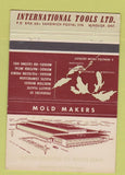 Matchbook Cover - International Tools Mold Makers Windsor ON 40 Strike
