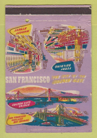 Matchbook Cover - San Francisco CA Tourism WEAR 40 Strike