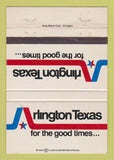 Matchbook Cover - Arlington TX Tourism WEAR 40 Strike