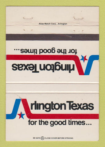 Matchbook Cover - Arlington TX Tourism WEAR 40 Strike