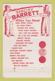 Matchbook Cover - Barrett Products Attaching Devices Philadlephia PA 40 Strike