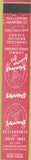 Matchbook Cover - Sammy's Restaurants Harlingen Brownsville TX 10 Strike