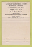 Matchbook Cover - Richard Nixon RMS 1971 #7 WEAR 40 Strike