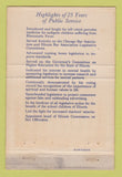 Matchbook Cover - Marshall Korshak Cook County Treasurer IL WEAR 40 Strike