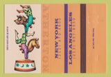 Matchbook Cover - Atherton New York City Los Angeles CA 40 Strike