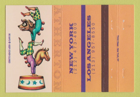 Matchbook Cover - Atherton New York City Los Angeles CA 40 Strike