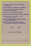 Matchbook Cover - Axel Pederson Sheriff Muskegon County MI 1952 40 Strike