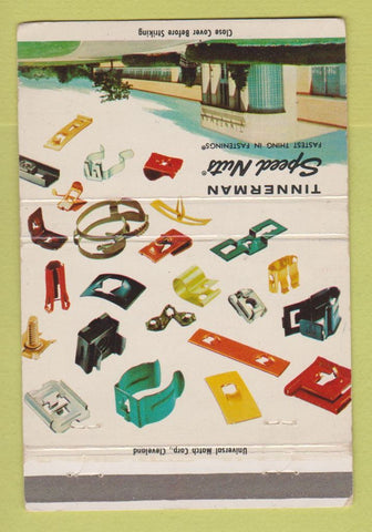 Matchbook Cover - Tinnerman Speed Nuts Fasteners Cleveland OH 40 Strike
