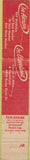 Matchbook Cover - Brown Derbys Steak House Akron Cleveland OH 10 Strike