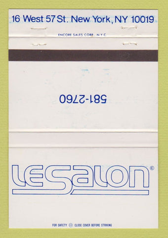 Matchbook Cover - Le Salon New York City WEAR 40 Strike