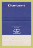 Matchbook Cover - Dortant Groothandel Sanitair WEAR 40 Strike