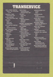 Matchbook Cover - Transervice Industrial Supply Tool Nitro WV 40 Strike