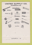 Matchbook Cover - United Supply Yakima WA WEAR 40 Strike