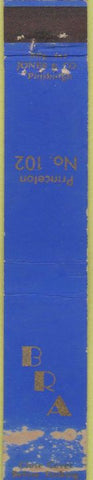 Matchbook Cover - BRA Princeton no 102 WEAR 10 Strike