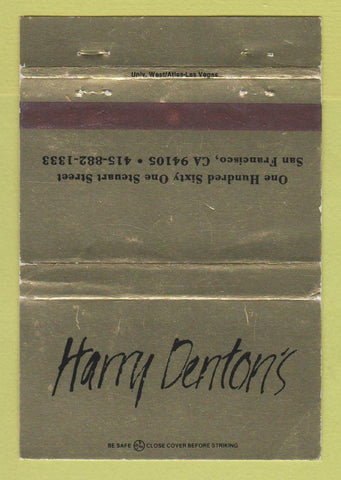 Matchbook Cover - Harry Denton's San Francisco CA WEAR 40 Strike