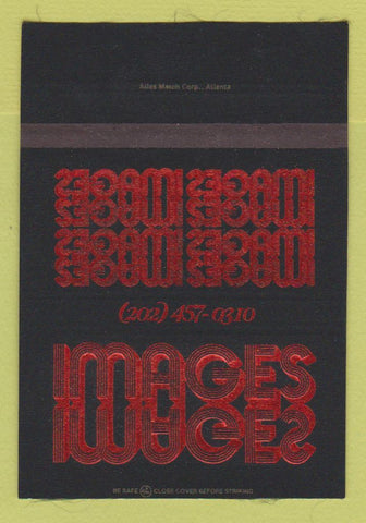 Matchbook Cover - Images Washington DC 40 Strike
