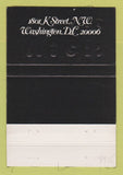 Matchbook Cover - Images Washington DC 40 Strike