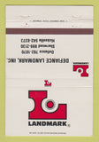 Matchbook Cover - Landmark Defiance OH 40 Strike