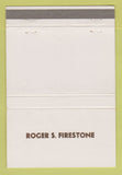 Matchbook Cover - Consumers Power Jackson MI Roger Firestone 40 Strike