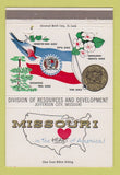 Matchbook Cover - Missouri Tourism Jefferson City MO 40 Strike