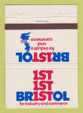 Matchbook Cover - Bristol UK Tourism 40 Strike