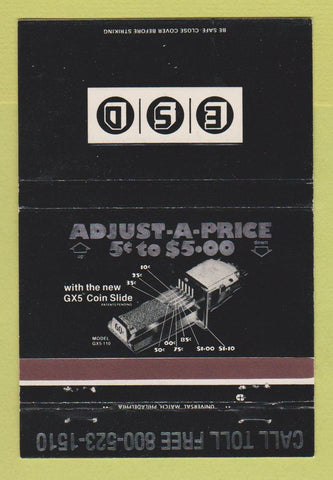 Matchbook Cover - ESD Coin Slides Money Boxes Philadelphia PA 40 Strike