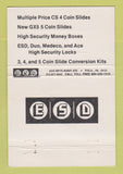 Matchbook Cover - ESD Coin Slides Money Boxes Philadelphia PA 40 Strike
