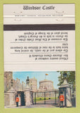 Matchbook Cover - Windsor Castle UK England 40 Strike