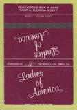 Matchbook Cover - Ladies of Amerca Tampa FL WEAR 40 Strike