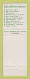 Matchbook Cover - Concord Package Store Concord MA Liquor