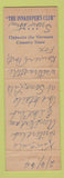 Matchbook Cover - Inn at Weston VT