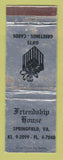 Matchbook Cover - Friendship House Springfield VA gifts WORN