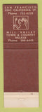 Matchbook Cover - Hick'ry Pit Restaurant BBQ San Francisco Mill Valley CA