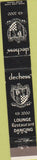 Matchbook Cover - Dechess Lounge 10 Strike