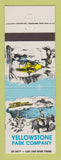Matchbook Cover - Yellowstone National Park WY
