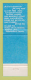 Matchbook Cover - Glacier National Park MT