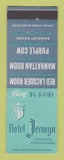 Matchbook Cover - Hotel Jermyn Scranton PA