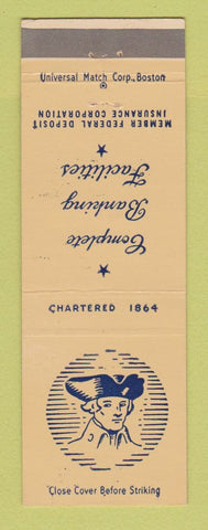Matchbook Cover - Middlesex County National Bank Cambridge MA