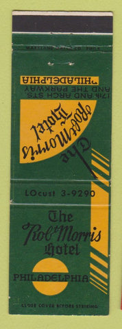 Matchbook Cover - The Robert Morris Hotel Philadelphia PA