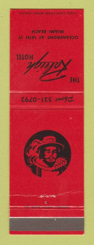 Matchbook Cover - Raleigh Hotel Miami Beach FL